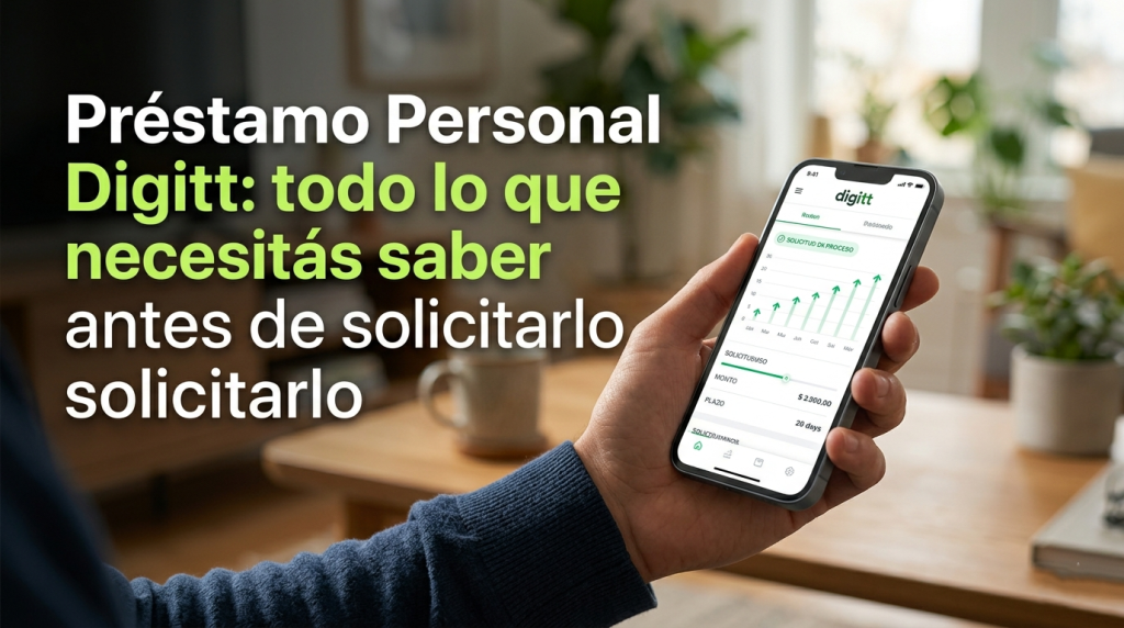 Préstamo Personal Digitt: todo lo que necesitás saber antes de solicitarlo